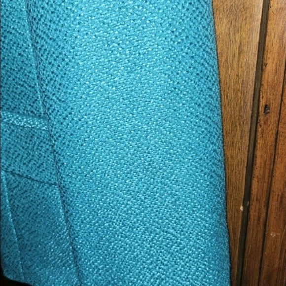 AK Anne Klein Single Button Blazer Aqua/Turquoise Blue Size 10 - Picture 8 of 8